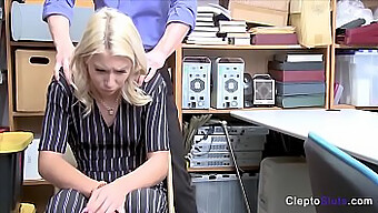 A Blonde Woman Experiences Unwanted Advances And Groping In Prison For Stealing