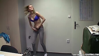 Skinny Czech Blonde'S Casting Turns Into Hardcore Fucking