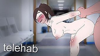 Tegneserie Hentai Action: Hospitalsmøde Med En 2d-Togpige